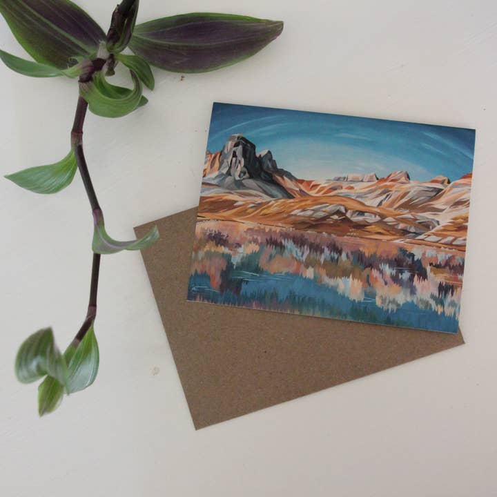 What Had Hold on Me (Ice Lake) Greeting Card for wholesale by V Dub Art