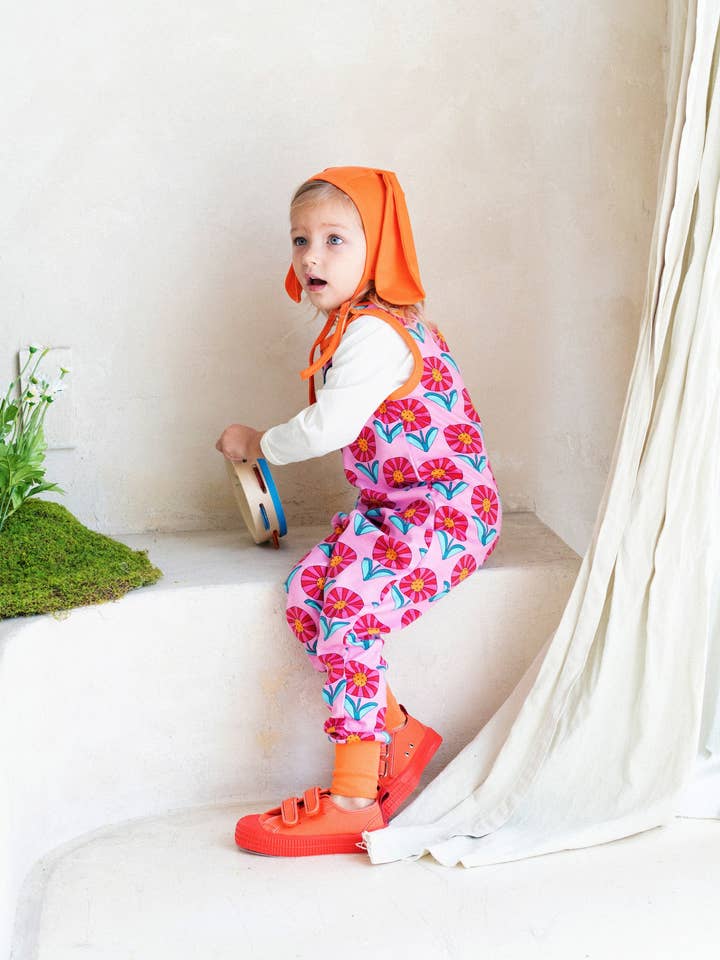 Ameelo - Vente Barboteuse – bébé - Salopette Billie en coton biologique - Daisy11