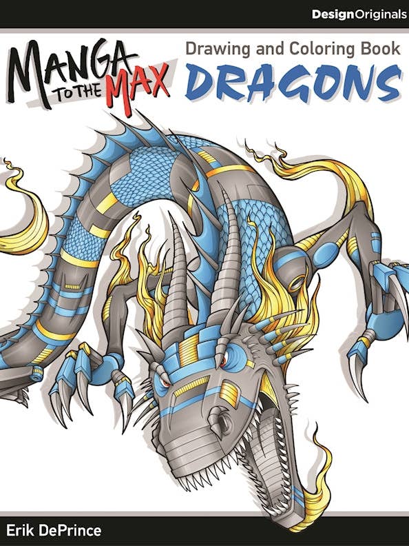 Manga to the Max Dragons for wholesale by Fox Chapel Publishing