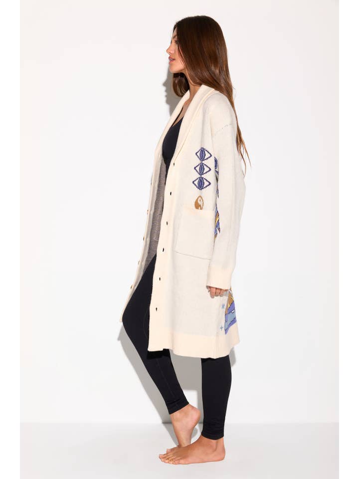 WINTERLICH WEISS Dankbarer Himmel Estelle Cardigan für den Großhandel auf Faire3