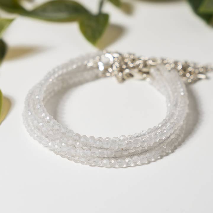 Kristallen Enkelband | Bergkristal | Energiehelend Accessoire voor wholesale door AK Healing Crystals