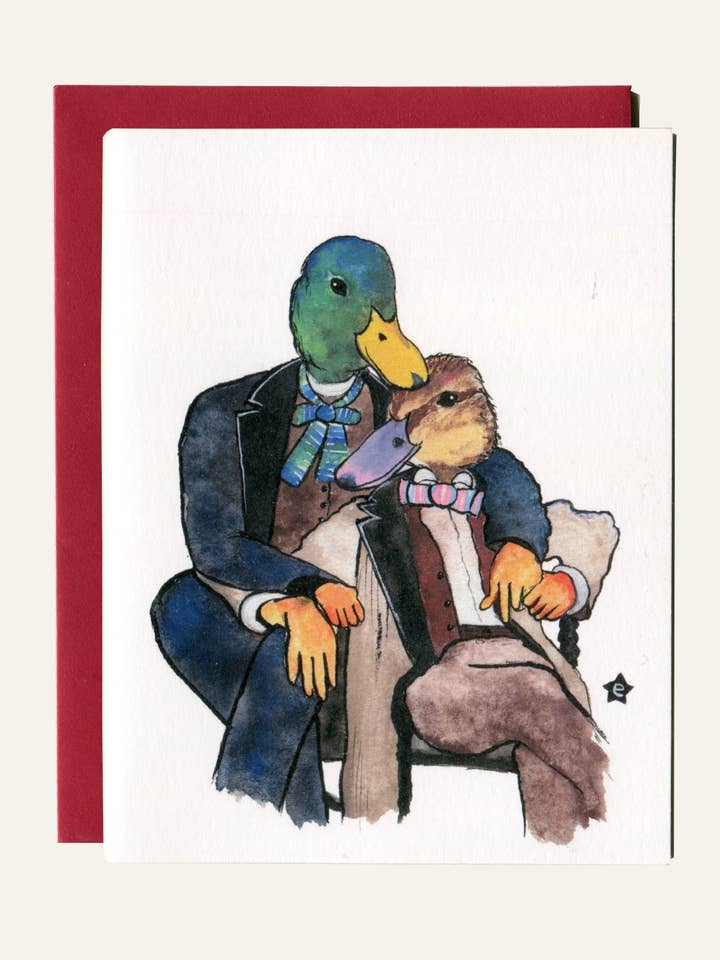 You've Got Game - Duck Notecard for wholesale by Darling Illustrations