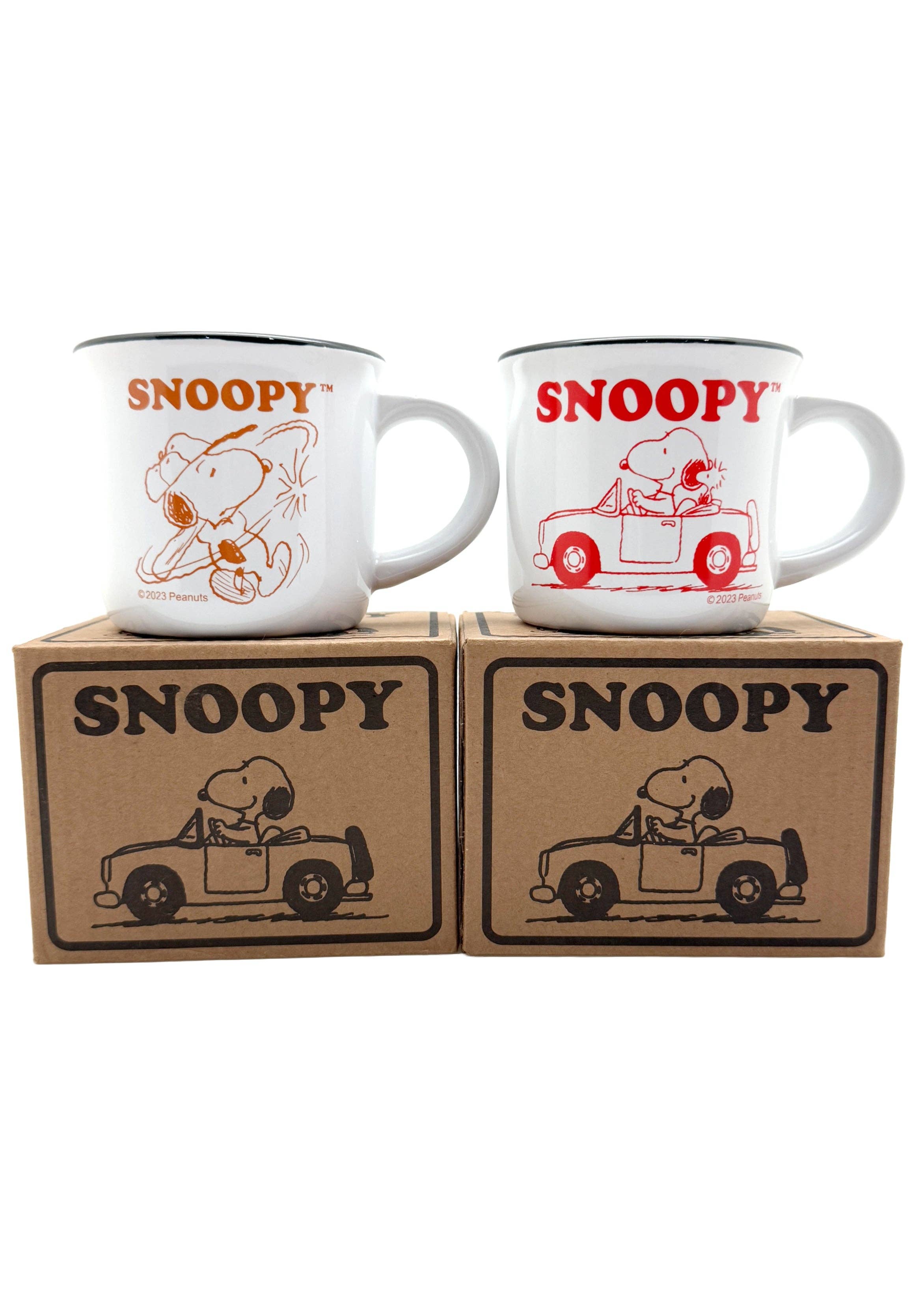 LASR - Venta al por mayor Taza - Juego de 2 tazas de viaje Peanuts Snoopy