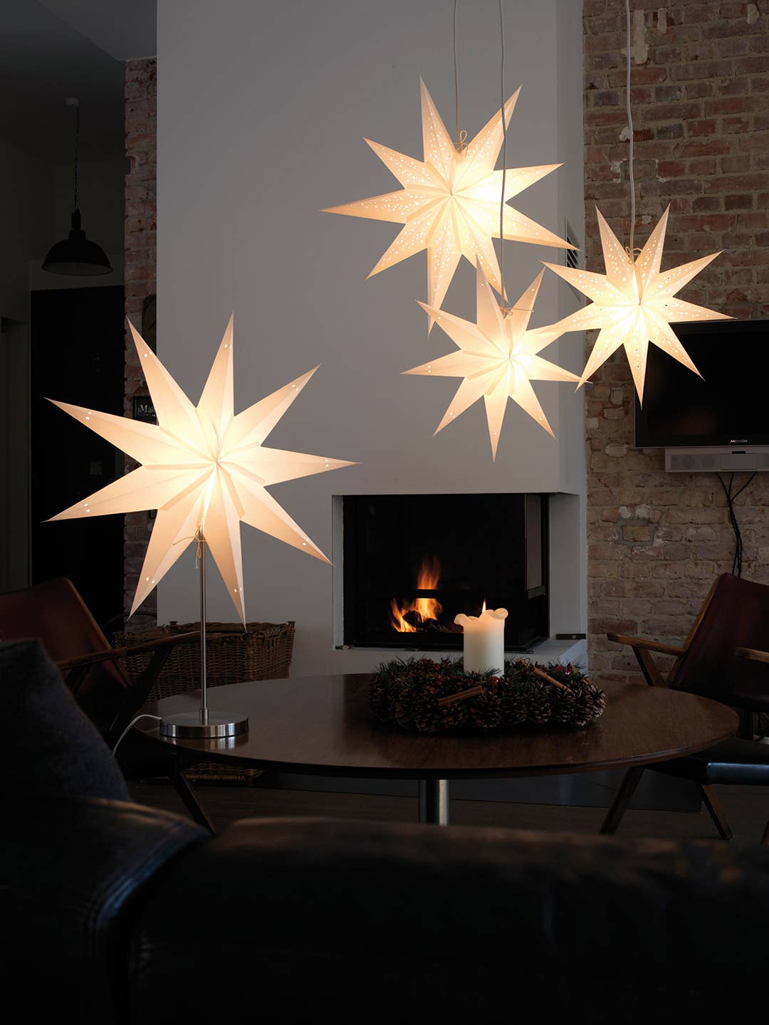 Artecnica - Wholesale Paper Lantern/Lamp - Cristal White Earth Friendly Star Lightz5