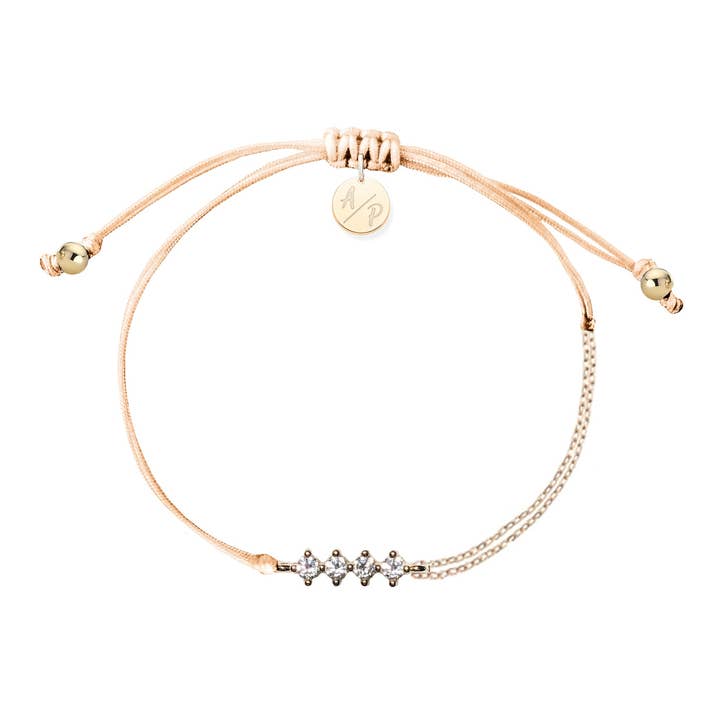 CZ Kristall Bar-Armband — Cantaloupe für den Großhandel von Adriana Pappas Designs