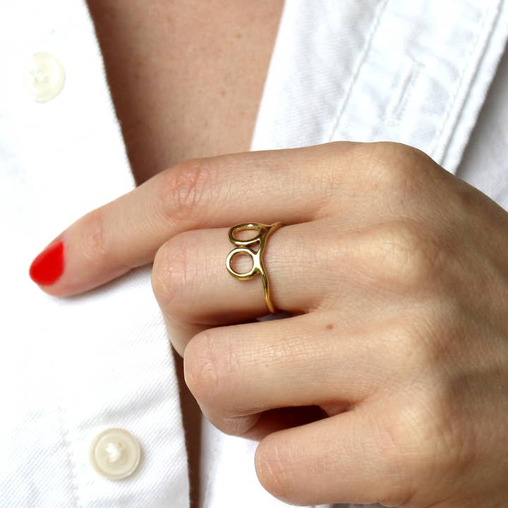 Goldeluxe Jewelry – wholesale Band/stacked ring – Echo Ring6