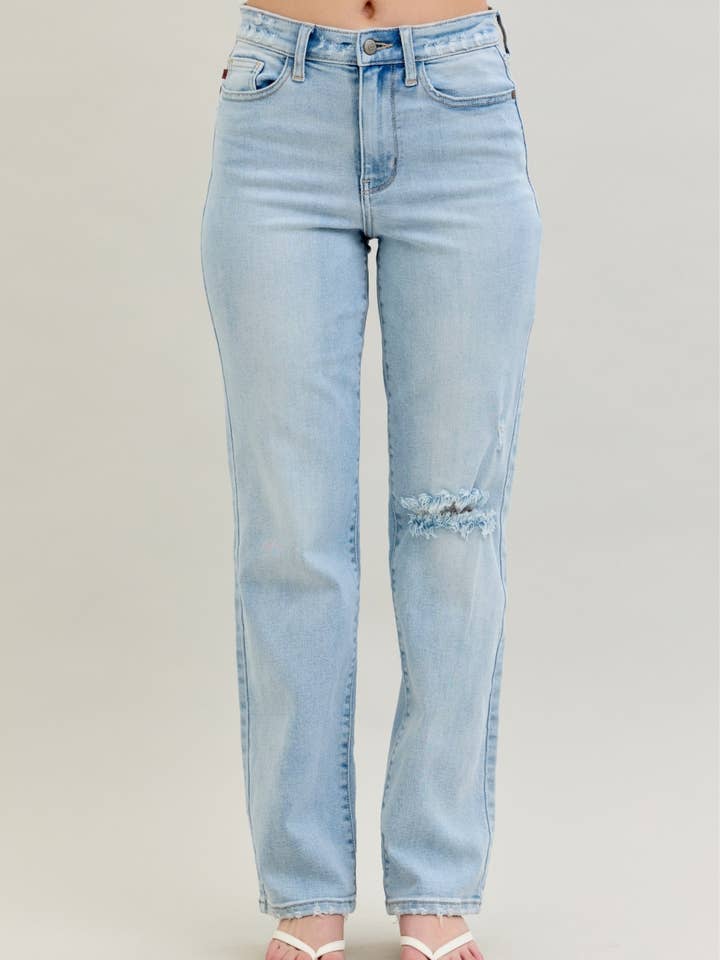 HW Destroy & Back Ripped 90's Straight for wholesale by Judy Blue Jeans