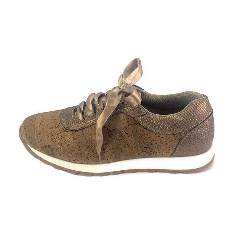 Moddanio Cork - Wholesale Lifestyle Sneakers - Women's - Cork Fashion Sneakers Low Top Vegan Fashion Trainers for Women in Taco3