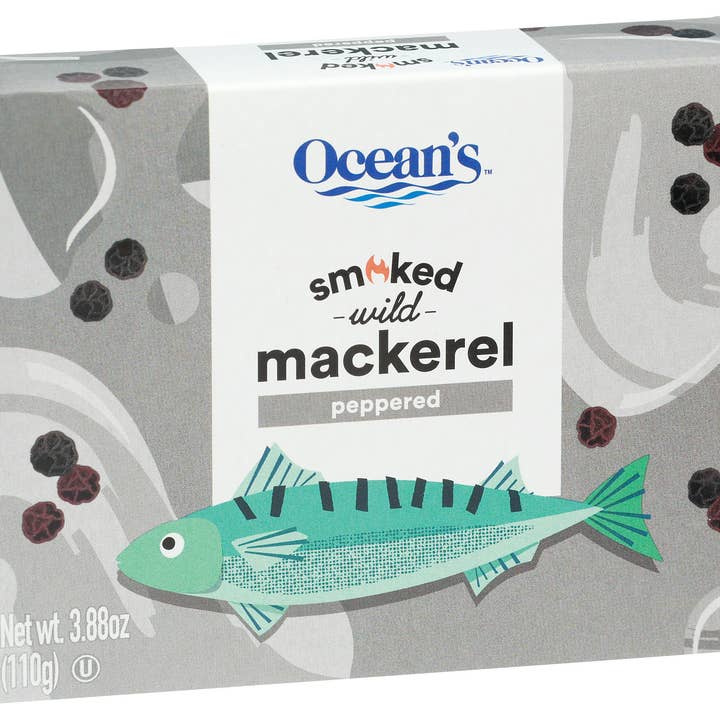 Matiz - Wholesale Tinned Fish - Ocean's Wild Hot Smoked Mackerel - 3.9 oz