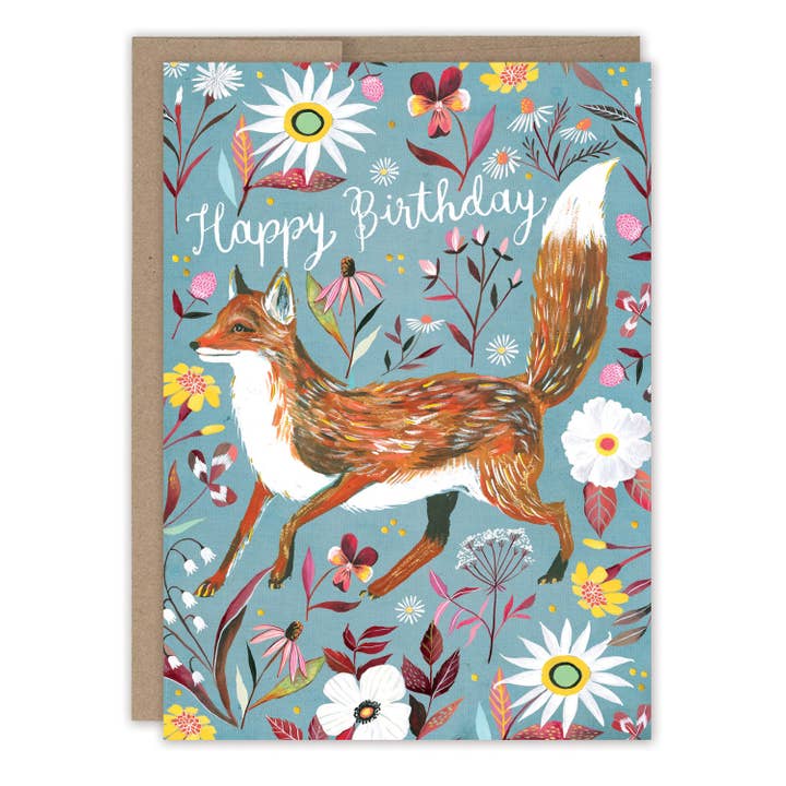 Biely & Shoaf - Wholesale Birthday Card - Foxy Birthday Card1
