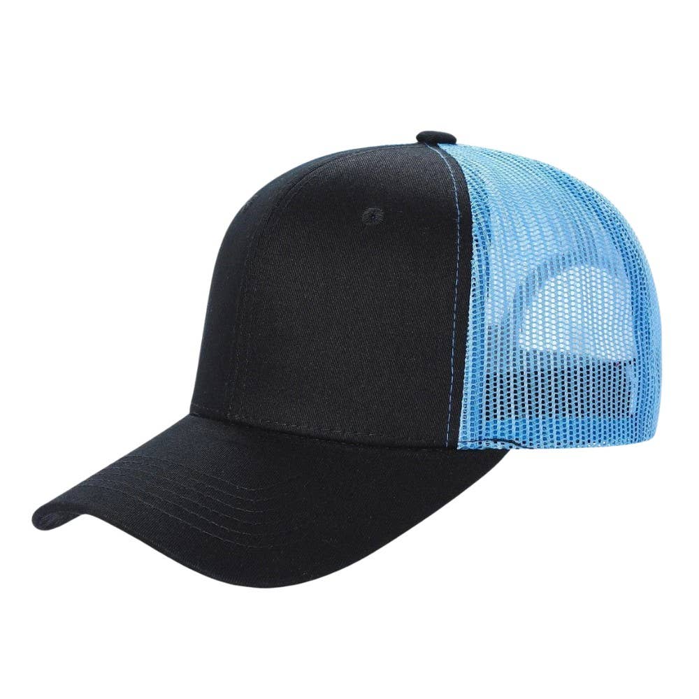 DOBBI – Großhandel Trucker-Cap – Unisex – Curve Trucker Mesh-Mütze mit 6 Paneelen8