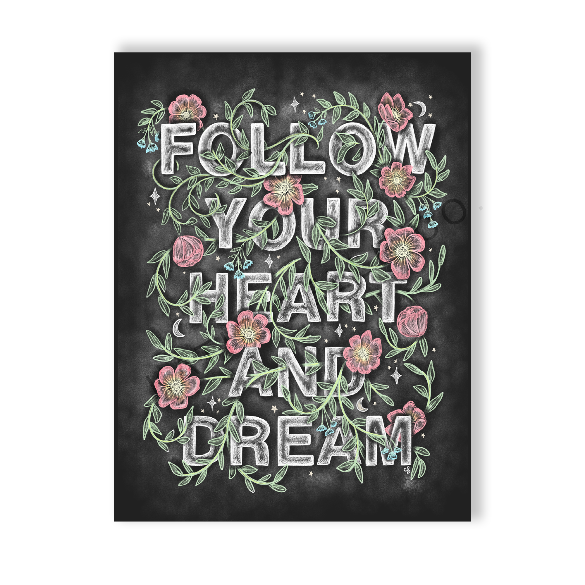 Katie Belle Co. - Vente Affiche d'art - Impression motivante, art positif, art floral, décoration automnale3