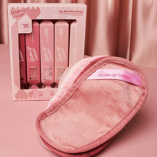 The Original MakeUp Eraser - Wholesale Makeup Remover - The Blush 5pc Gift Set | Mini PRO $50 Value Set1