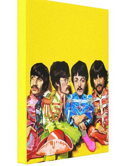 Toile à bords profonds The Beatles pour la vente par A Guy Called Minty LTD