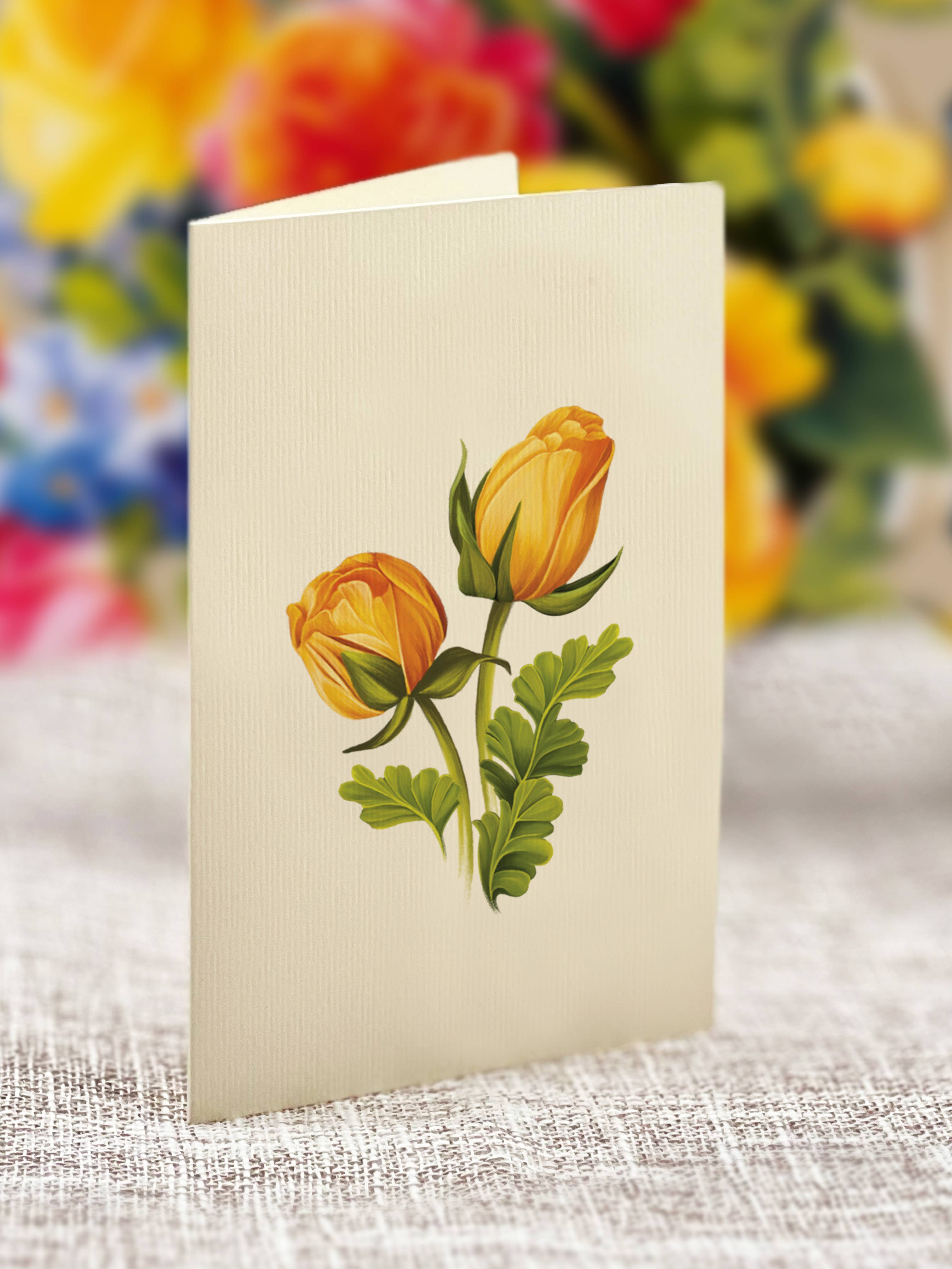 FreshCut Paper LLC - Wholesale Everyday Greeting Card - Mini Sorbet Roses (10 Pop-up Greeting Cards)4