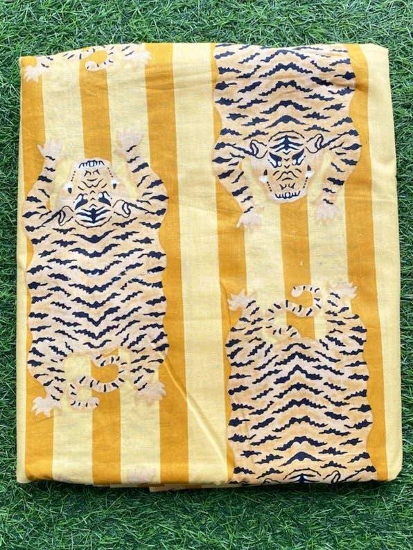 Handgjord klänningstyg Tryckt bomullstyg för wholesale av bhavnas boutique