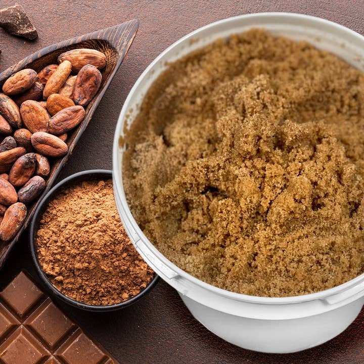 The Midwest Sea Salt Company - Wholesale Body scrub/exfoliant - Exfoliating Indulgent Chocolate Cocoa Scrub - 128oz2