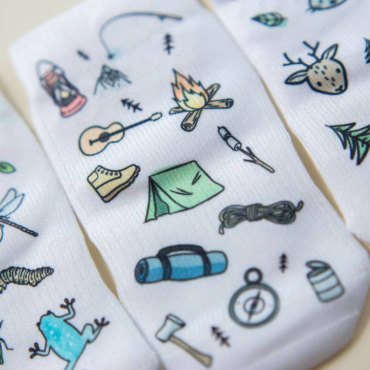 squid socks - Wholesale Socks - Baby - Camping - Non-Slip Baby Socks with Bugs, Animals, Forest1