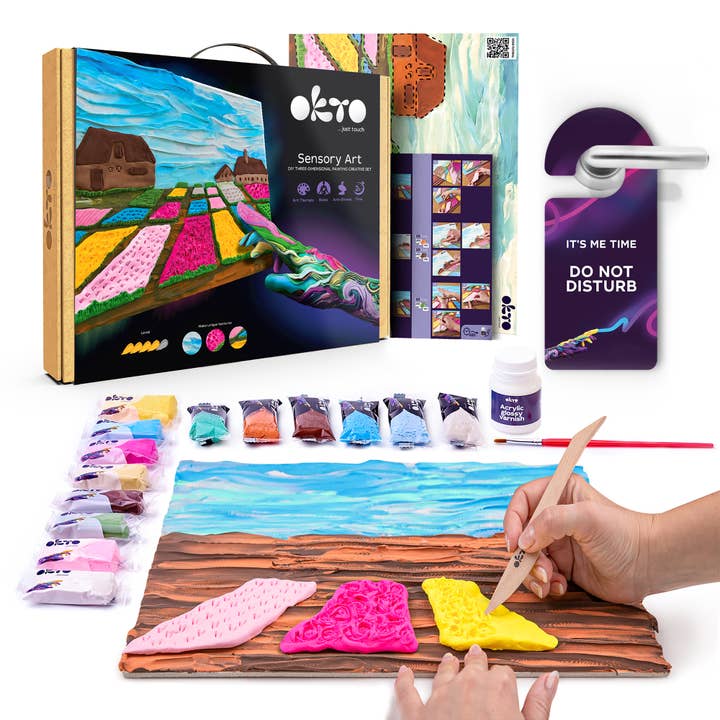 MacPherson's - Wholesale Clay - OKTO Sensory Art 3D Clay Painting Kits