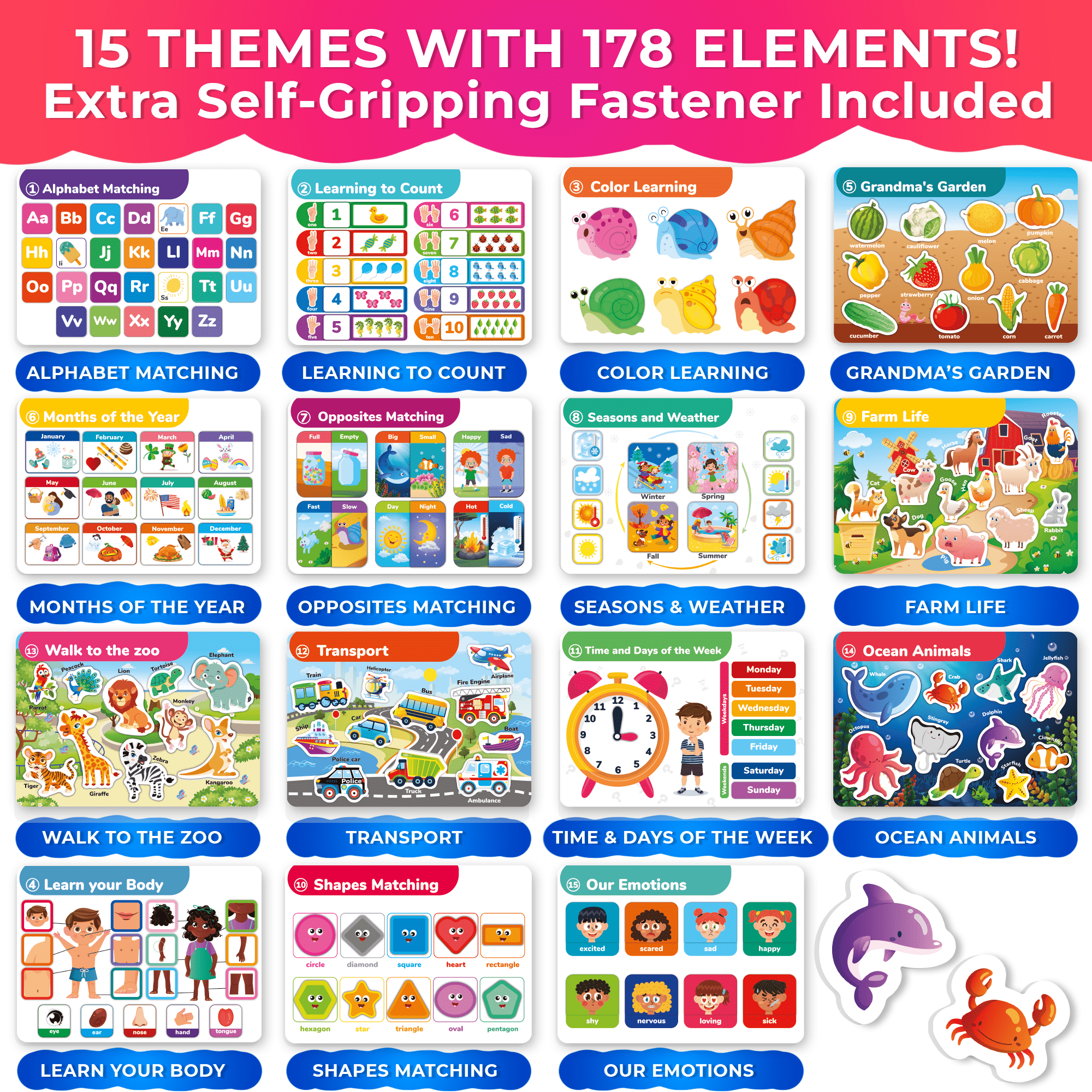 QUOKKA - Wholesale Coloring & Activity Book - Kids & Baby - Montessori Busy Book for Toddlers | Preschool Basics2