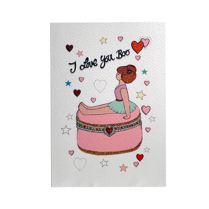 Dolce Biglietto di San Valentino - Ti amo, tesoro per la vendita all'ingrosso da parte di Rosie Wonders