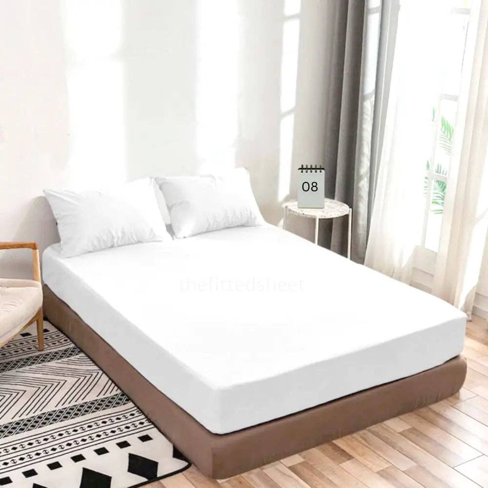 The Fitted Sheets – wholesale Fitted sheets – Egyptian Cotton Fitted Sheets Smooth and Breathable -White2