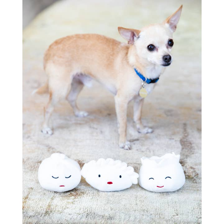 Pearhead - Wholesale Pet Plush Toy - Dog - Dim Sum Pet Toys, Set of 36