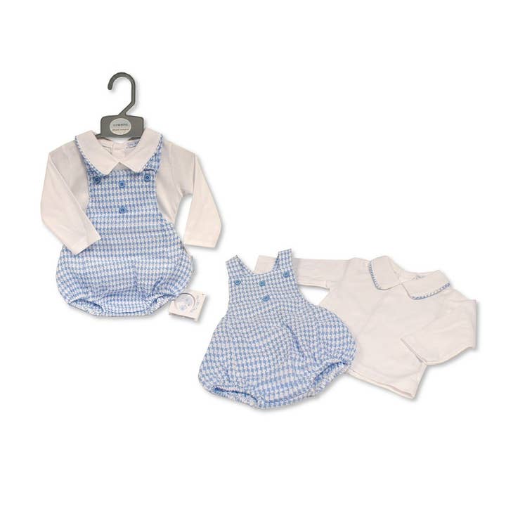 Baby Boys Short Dungaree 2 pcs Set -2575 for wholesale by Sheldon International