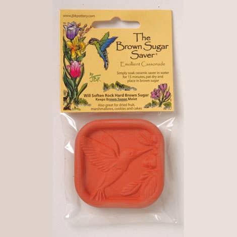 JBK Pottery - Wholesale Kitchen Tool/Gadget - Brown Sugar Saver - Hummingbird Design11
