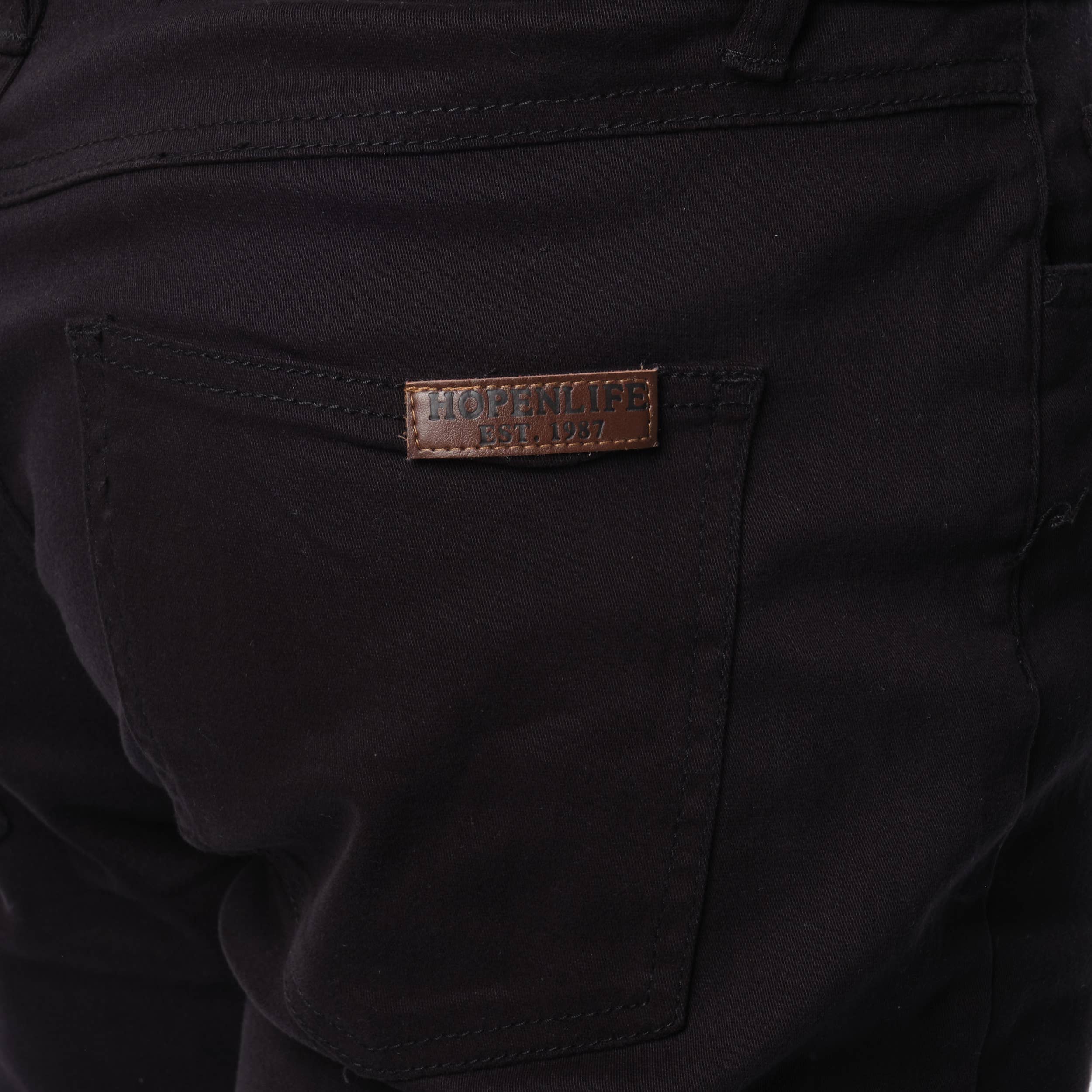 Black Roronoa-Black Solid Chino Pants for wholesale on Faire3