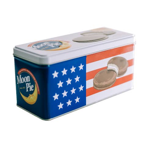 MoonPie Direct - Wholesale Cookie - Americana Mini MoonPie Tin0