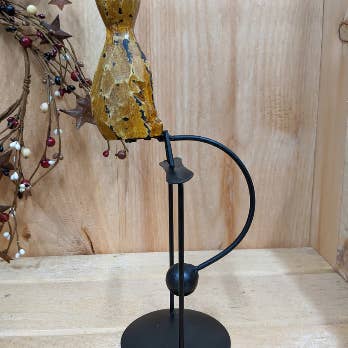 Green Pastures Wholesale - Wholesale Decorative Tabletop Object - Balance Toys - 10'' Wooden Cat3