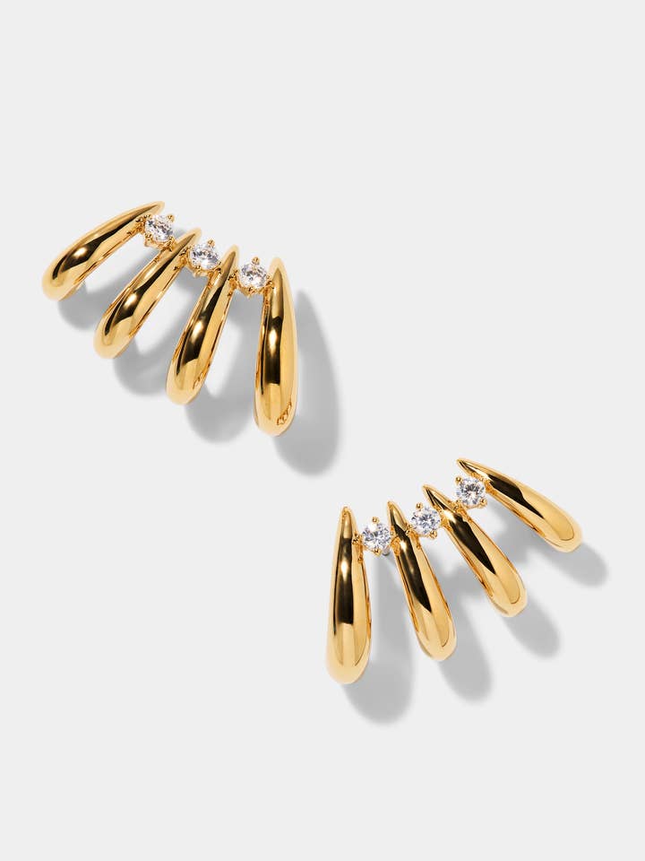 BOUCLES D'OREILLES ESCALADEUR MULTI ANNEAUX PISA pour la vente par NADRI