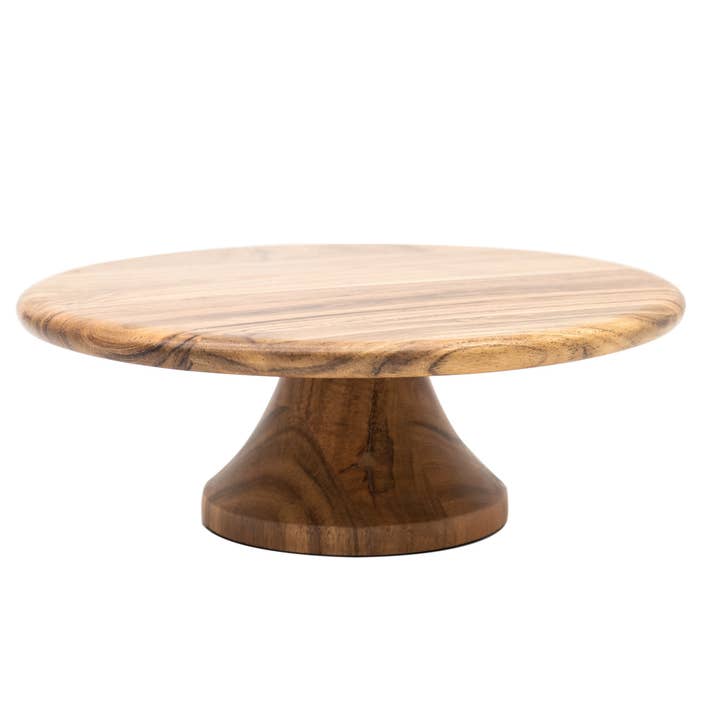 Godinger - Wholesale Cake Stand - Wood Cake Plate / Stand