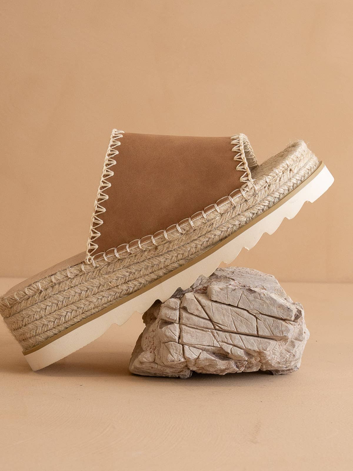 The Vista Camel | Espadrille Platform Sandal for wholesale on Faire3