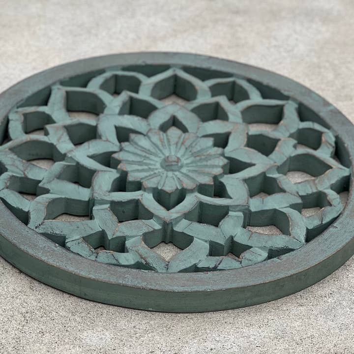 Lungta Imports - Wholesale Wall Accent - Handcrafted Wooden Lotus Flower Wall Décor Hanging Art8