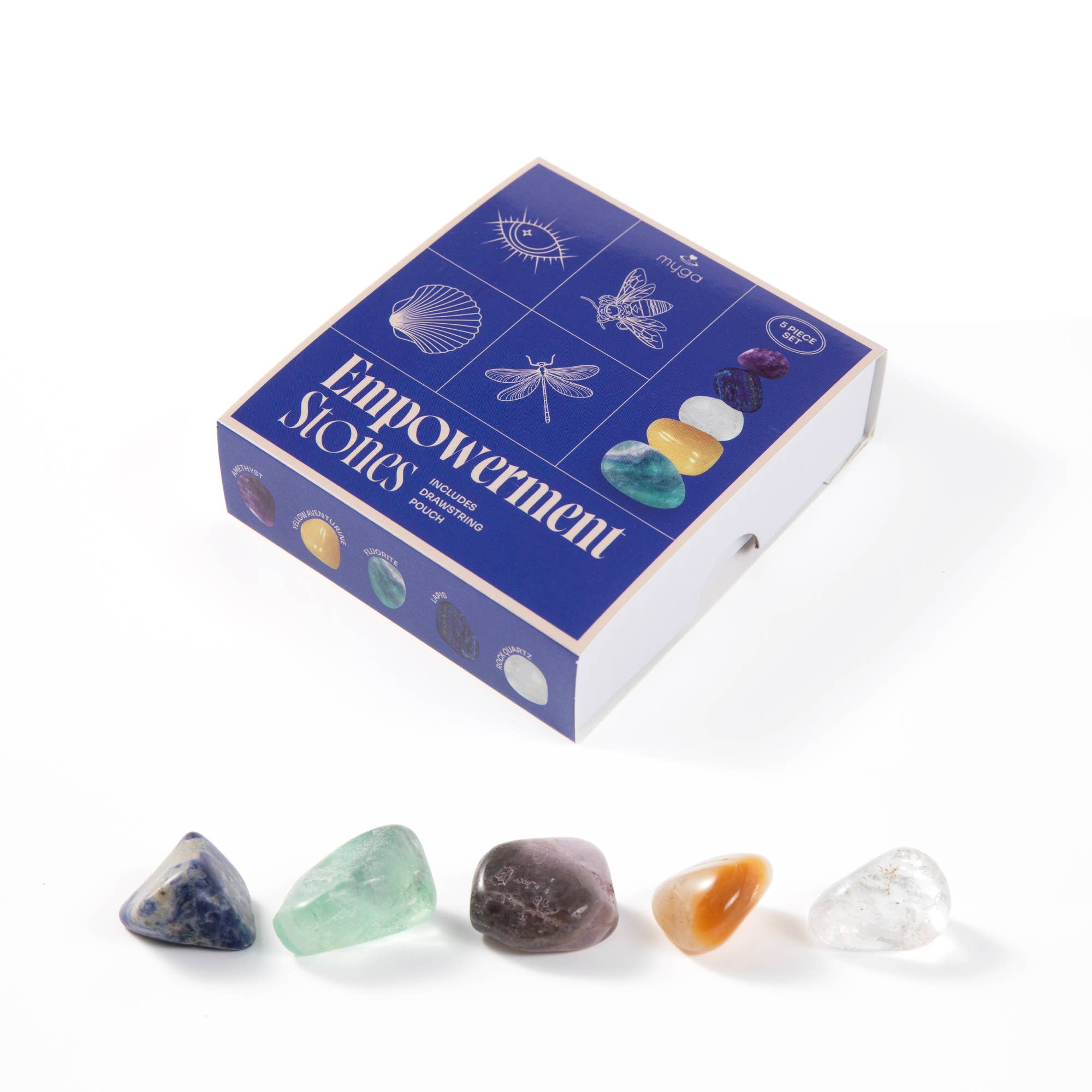 Myga - Wholesale Spiritual Stone/Crystal - Myga Wellbeing Crystal Collection - Display 24 Units54