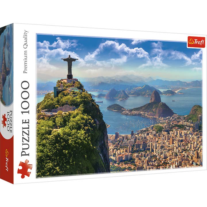 1000 Piece Trefl Jigsaw Puzzle, Rio De Janeiro Puzzle for wholesale by TREFL by Bridge Toys