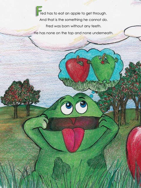 Apple Pie Publishing - Wholesale Early Reader Book (6-8) - 8” x 10” Apples for Fred Children's Book3