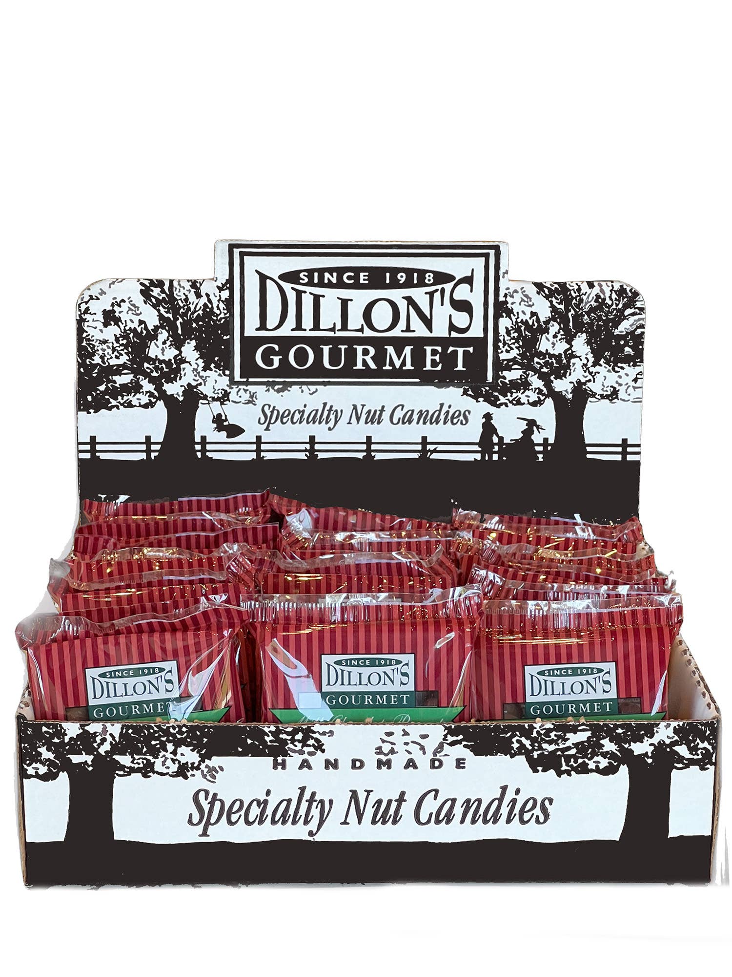Dillon Candy Company - Wholesale Chocolate Covered Sweets - Chocolate Milk, Peanuts, 3 oz Snack Tray0