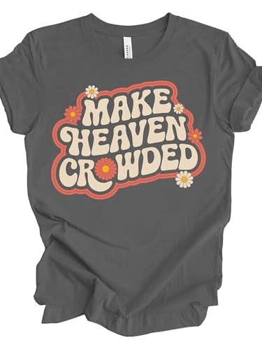 Retro Blomster Gør Himlen Overfyldt Tro for engroshandel hos Trenz Shirt Company