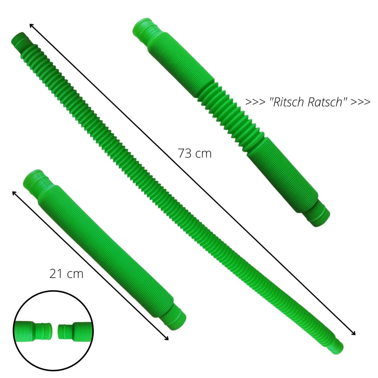 alldoro GmbH - Wholesale Fidget Toy - Kids - Flexi tubes, set of 5 stretch tubes, diameter 3 cm2