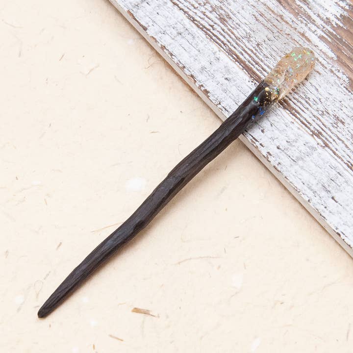 SOMETHING MINTY - Wholesale Hair Pin - Natural Wooden Hair Stick Inspired by Wand0