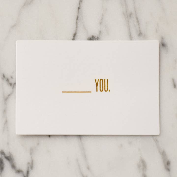 Blank You Cards for engroshandel hos Sicoli Co.