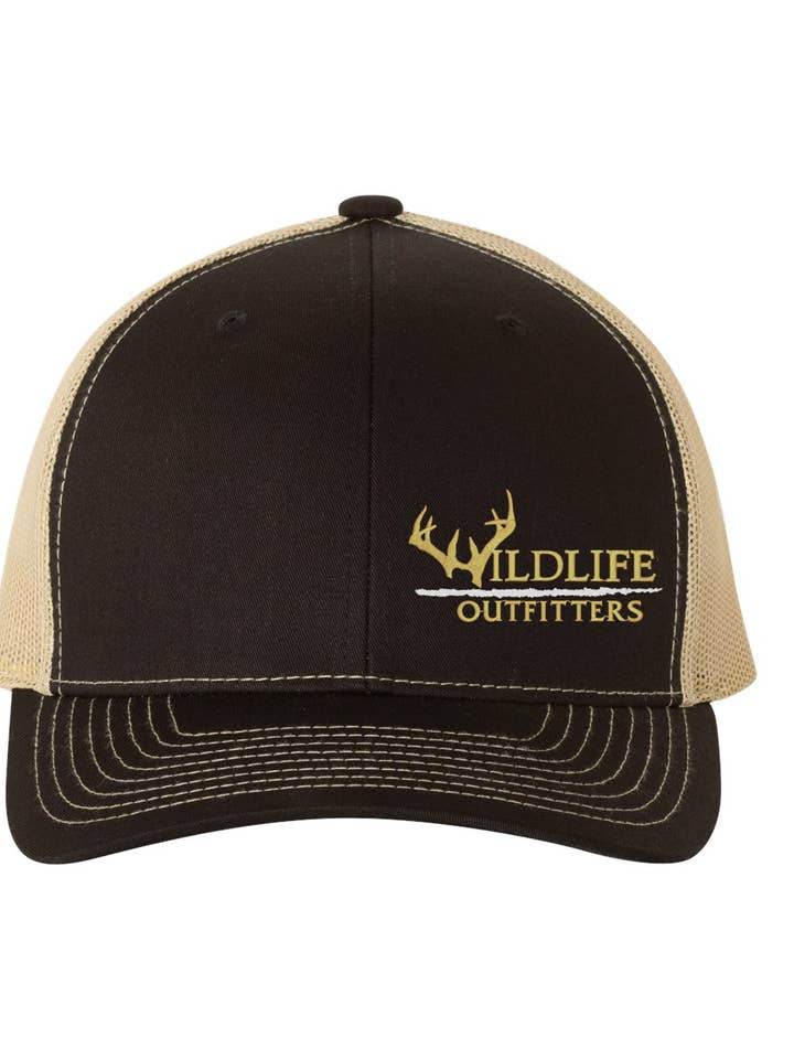 Hat - 112 Black/Vegas Gold, Antler, Lp, Vegas Gold for wholesale by Wildlife Outfitters