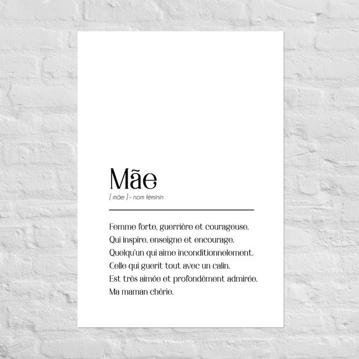 Display "Mãe" for wholesale by Casa Sofia