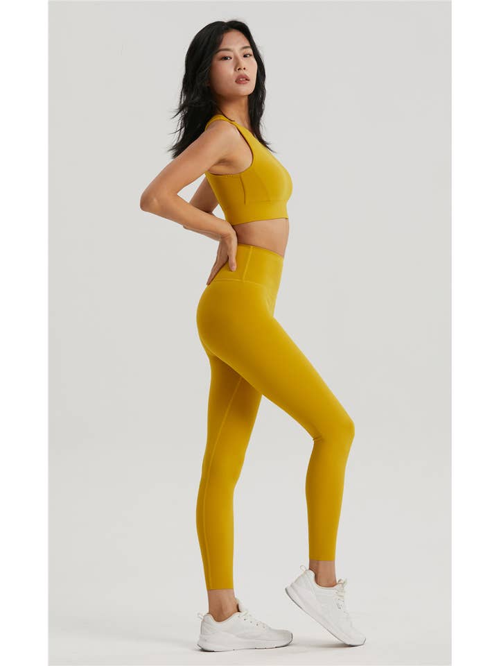 91thelabel - Vente Brassière de sport – femme - Soutien-gorge de sport à dos ouvert Merida Lycra® à coupe moulée15