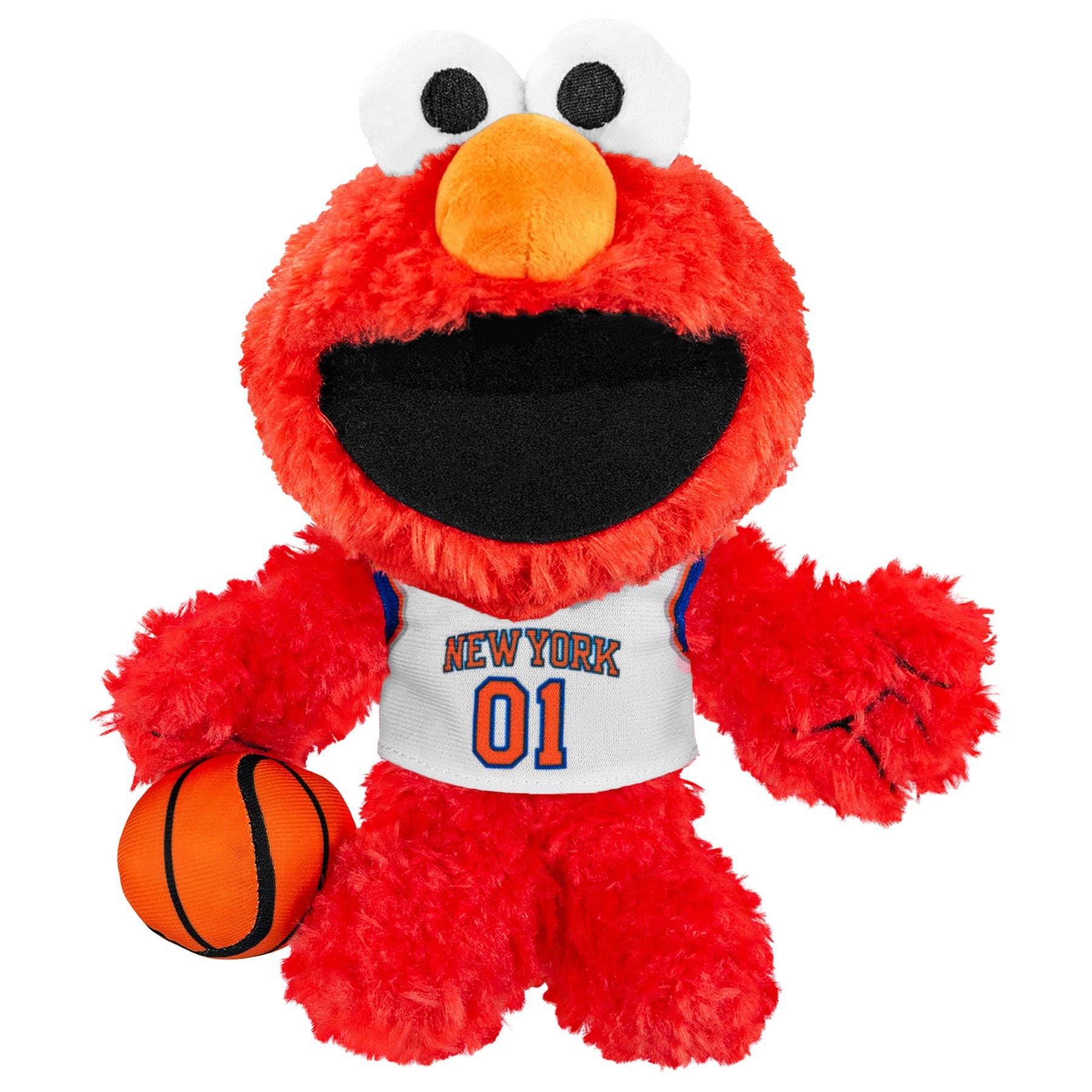 Uncanny Brands - Wholesale Stuffed/Plush Toy - Kids & Baby - Bleacher Creatures New York Knicks Sesame Street Elmo 8" Kuricha Plush2