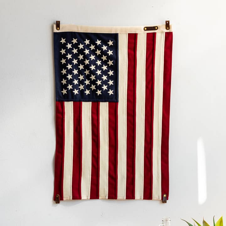 Wool American Flag- Red, White, & Blue for wholesale by Savarin & Co.