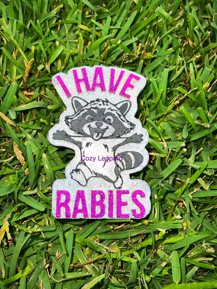 Raccoon Rabies Car Freshie for wholesale by Cozy Leopard Boutique